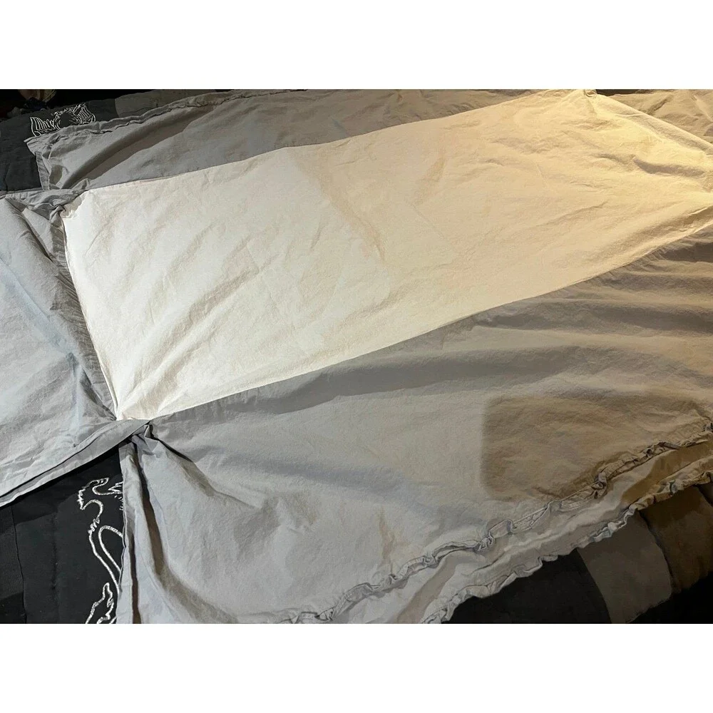Baby and child Restoration hardware crib toddler bed skirt gray